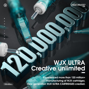 WJX ULTRA Tattoo Professional Cartridges Needles Diameter0.25mm 5mmTaper RL