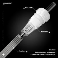 Load image into Gallery viewer, Ultra Cartridges Needles #12 0.35MM 5mmTaper(HRL) Hollow Round Liner Box of 20