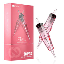 Load image into Gallery viewer, Acme PMU Tattoo Cartridges Standard Round Liner 20Pcs Pink Needles with Membrane Professional Disposable Tattoo Needles Precision Liner for Artists And Enthusiasts