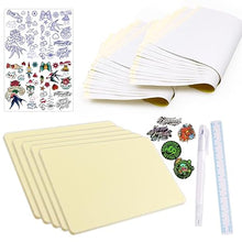 Load image into Gallery viewer, Tattoo Practice Skin Kit - 3mm Thick Fake Skin with Transfer Papers &amp; Marker