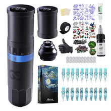 Load image into Gallery viewer, W3 Tattoo Kit Cordless Tattoo Gun Machine Fast Charging 2 Batteries