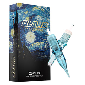 Ultra Tattoo Professional Cartridges Diameter0.35mm 5mm Taper Curved Magnum