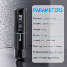 Load image into Gallery viewer, W4 Wireless Tattoo Pen Machine with 3.5MM Stroke Two Batteries