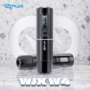 W4 Wireless Tattoo Pen Machine with 3.5MM Stroke Two Batteries