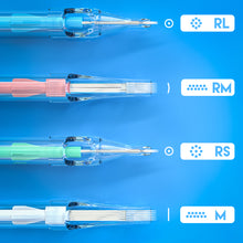 Load image into Gallery viewer, WJX New Tattoo Cartridges #12 Diameter 0.35MM 3.5mmTaper(MGM) Magnum Box of 20